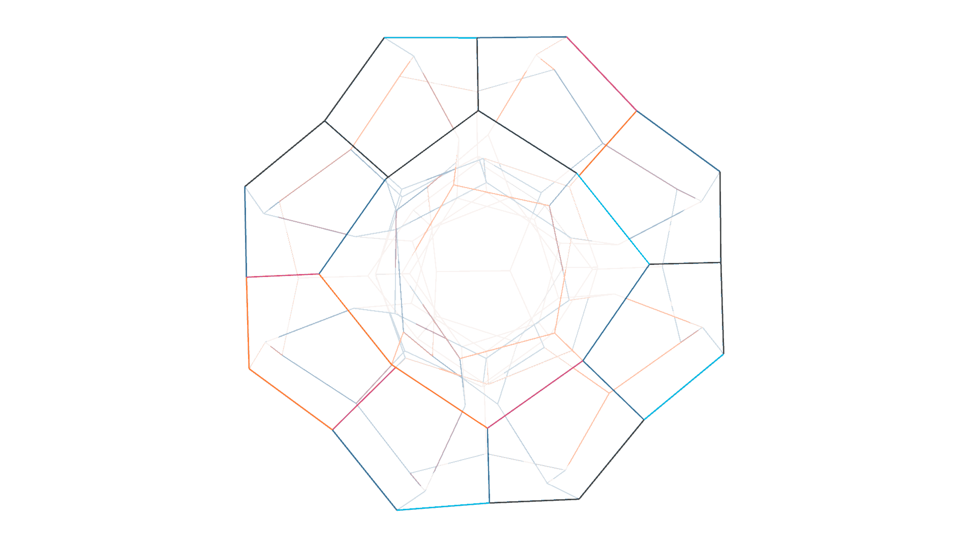 Thumbnail of Coxeter Twisted Honeycomb {8,3}_8